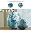 image:imageSignature Design by Ashley Cartshaw Contemporary Abstract Watertight Glass 663 Vase GreenLight Green