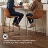 image:imageSignature Design by Ashley Counter Barstools Set of 2 Gold Faux Leather
