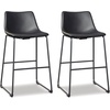 image:imageSignature Design by Ashley Counter Height Bar Stools Set of 2 BrownBlack