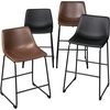 image:imageSignature Design by Ashley Counter Height Bar Stools Set of 2 BrownBlack