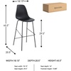 image:imageSignature Design by Ashley Counter Height Bar Stools Set of 2 BrownBlack