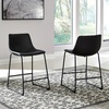 image:imageSignature Design by Ashley Counter Height Bar Stools Set of 2 BrownBlack