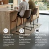 image:imageSignature Design by Ashley Counter Height Bar Stools Set of 2 BrownBrown