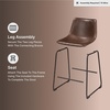 image:imageSignature Design by Ashley Counter Height Bar Stools Set of 2 BrownBrown