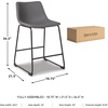 image:imageSignature Design by Ashley Counter Height Bar Stools Set of 2 BrownGrey
