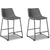 image:imageSignature Design by Ashley Counter Height Bar Stools Set of 2 BrownGrey