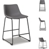 image:imageSignature Design by Ashley Counter Height Bar Stools Set of 2 BrownGrey