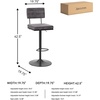 image:imageSignature Design by Ashley Counter Height Bar Stools Set of 2 BrownGrey