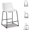 image:imageSignature Design by Ashley Counter Height Bar Stools Set of 2 BrownWhite