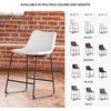 image:imageSignature Design by Ashley Counter Height Bar Stools Set of 2 BrownWhite