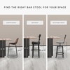 image:imageSignature Design by Ashley Counter Height Bar Stools Set of 2 BrownWhite