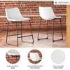 image:imageSignature Design by Ashley Counter Height Bar Stools Set of 2 BrownWhite
