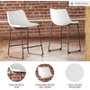 image:imageSignature Design by Ashley Counter Height Bar Stools Set of 2 BrownWhite