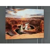 image:imageSignature Design by Ashley Deemsdon Classic Canyon Rock Glass Wall Art 48 x 36 Inches Blue amp Dark Brown