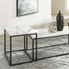 image:imageSignature Design by Ashley Donnesta 3 Piece Nesting Coffee Table SetWhite