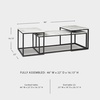 image:imageSignature Design by Ashley Donnesta 3 Piece Nesting Coffee Table SetWhite