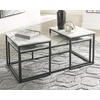 image:imageSignature Design by Ashley Donnesta 3 Piece Nesting Coffee Table SetWhite