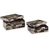 image:imageSignature Design by Ashley Ellford Mosaic Pattern Box Set Set of 2 Multicolor