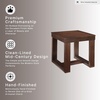 image:imageSignature Design by Ashley End Table Oversized Square Dark BrownDark Brown