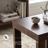 image:imageSignature Design by Ashley End Table Oversized Square Dark BrownDark Brown