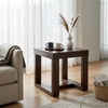 image:imageSignature Design by Ashley End Table Oversized Square Dark BrownDark Brown