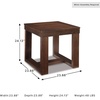 image:imageSignature Design by Ashley End Table Oversized Square Dark BrownDark Brown