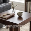 image:imageSignature Design by Ashley End Table Oversized Square Dark BrownDark Brown