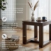 image:imageSignature Design by Ashley End Table Oversized Square Dark BrownDark Brown