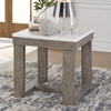 image:imageSignature Design by Ashley End Table Oversized Square Dark BrownTwo Tone