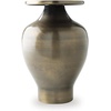 image:imageSignature Design by Ashley Fedorleigh Metal Jar Vase 15 in Antique Brass