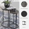 image:imageSignature Design by Ashley Gray Round Nesting Tables Set of 2Contemporary