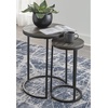 image:imageSignature Design by Ashley Gray Round Nesting Tables Set of 2Contemporary