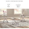 image:imageSignature Design by Ashley Hollynyx Round Glass Coffee Table Set of 3