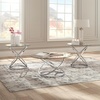 image:imageSignature Design by Ashley Hollynyx Round Glass Coffee Table Set of 3