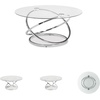 image:imageSignature Design by Ashley Hollynyx Round Glass Coffee Table Set of 3