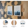 image:imageSignature Design by Ashley Holport Contemporary Abstract Framed Wall Art Set 2 Count Blue amp White