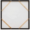 image:imageSignature Design by Ashley Hurshaw Classic Square Floral Framed Gallery Wrapped Canvas Wall Art 40 x 40 Inches Beige amp Dark Brown