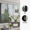 image:imageSignature Design by Ashley Large Framed Abstract Canvas Wall Art Green