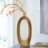 image:imageSignature Design by Ashley Large Gold Aluminum Geometric Vase10 W x 3 D x 22 H