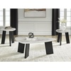 image:imageSignature Design by Ashley Lilyberg 3 Piece Coffee Table Set Black Legs
