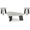 image:imageSignature Design by Ashley Lilyberg 3 Piece Coffee Table Set Black Legs