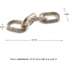 image:imageSignature Design by Ashley Marble Chain Link Decor Sculpture