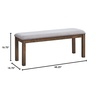 image:imageSignature Design by Ashley Moriville Modern Farmhouse 19 Upholstered Dining Room Chair 2 Count and Casual Rustic Upholstered Dining Bench