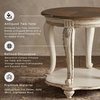 image:imageSignature Design by Ashley Realyn Round End Table French Country WhiteWhitewash