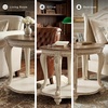 image:imageSignature Design by Ashley Realyn Round End Table French Country WhiteWhitewash