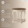 image:imageSignature Design by Ashley Realyn Round End Table French Country WhiteWhitewash