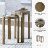 image:imageSignature Design by Ashley Round Nesting Mango Wood End Table Set of 2