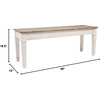 image:imageSignature Design by Ashley Skempton 20 Modern Farmhouse Dining Room Chair 2 Count Whitewash Skempton Farmhouse Storage BenchChair  Bench  White  Light Brown