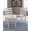 image:imageSignature Design by Ashley Skempton 20 Modern Farmhouse Dining Room Chair 2 Count Whitewash Skempton Farmhouse Storage BenchChair  Bench  White  Light Brown