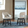 image:imageSignature Design by Ashley Swivel Counter Height Bar Stools Set of 2Beige